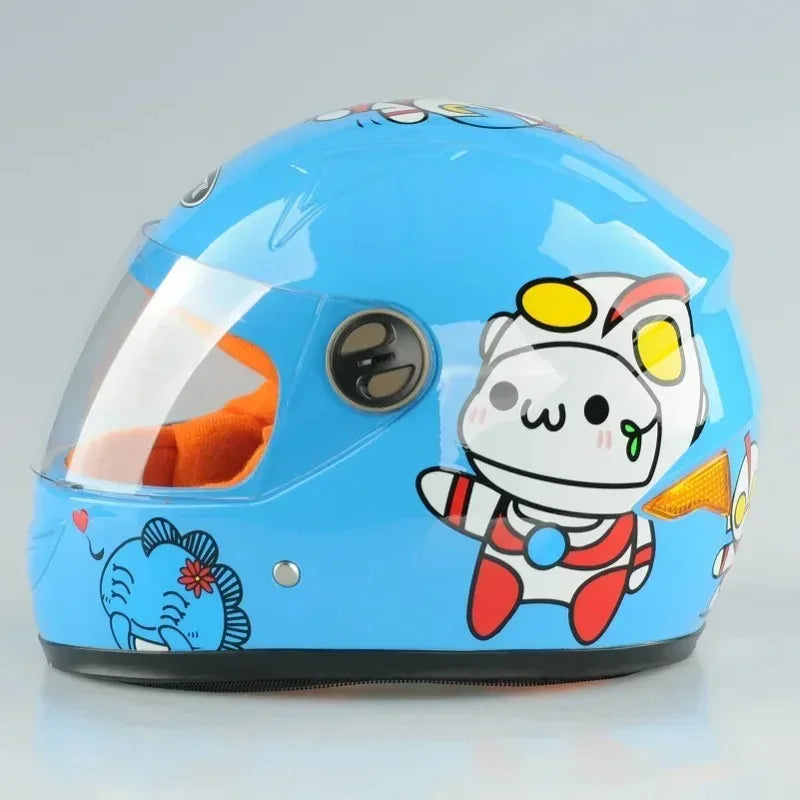 Children Helmet Motorcycle Helmets Scooter  Helmet Sunshade Sun Protection Crash Helmet Boy and Girl Kid Lovely 42-52CM
