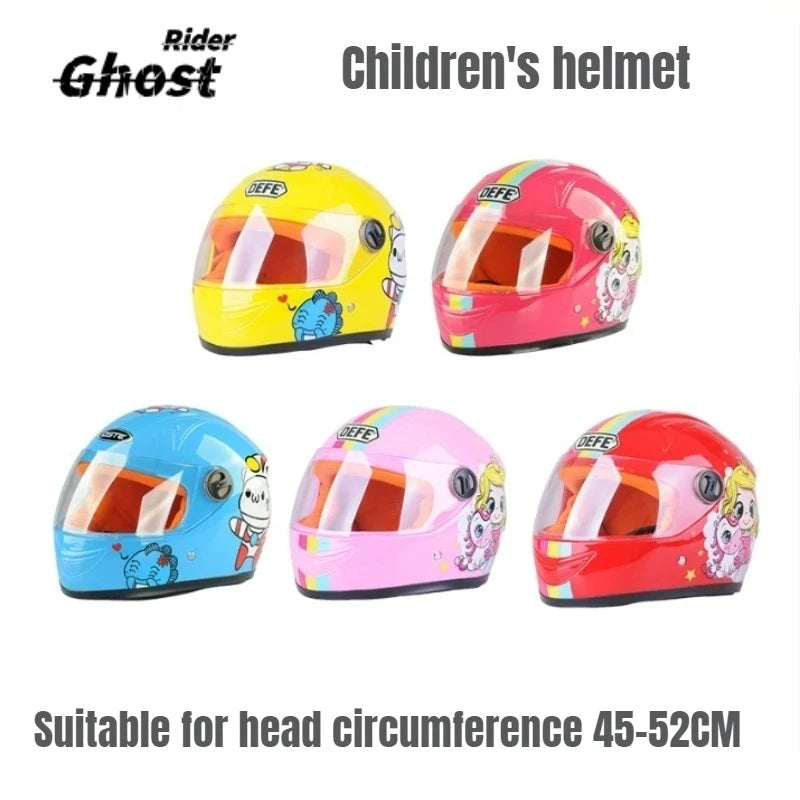 Children Helmet Motorcycle Helmets Scooter  Helmet Sunshade Sun Protection Crash Helmet Boy and Girl Kid Lovely 42-52CM